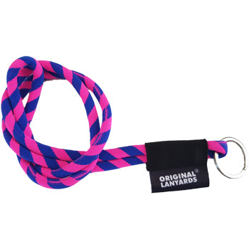Bluepixel Equipamentos e Serviços Informáticos Lda | Fita Multiuso Pescoço Tube Long Azul/Rosa Ø8x47cm Original Lanyards Fitas