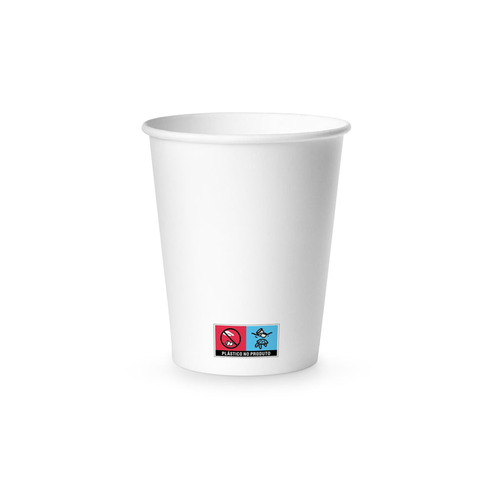 Copos de papel brancos de 3oz, kit com 100 unidades para bebidas, copos descartáveis para eventos e festas
