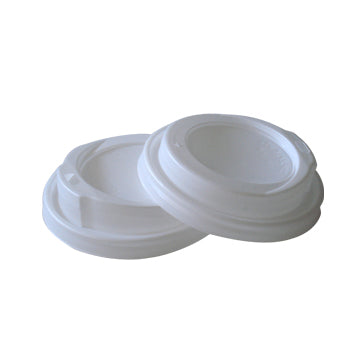 Tampas para copos de papel de 278ml (10oz), pack com 50 unidades, compatíveis com copos descartáveis de papel.