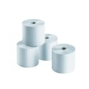 Rolo de papel térmico de 80x252mm e 58g, produto da marca Outros, exibido na imagem.