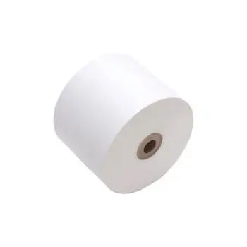 Rolo de papel térmico 060x180mm 58g para impressoras, produto da marca Outros, exibido na imagem.
