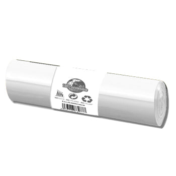 Sacos de lixo brancos de 100-120L da marca Outros, tamanho 70x110cm, pacote com 20 unidades e capacidade para 50kg.