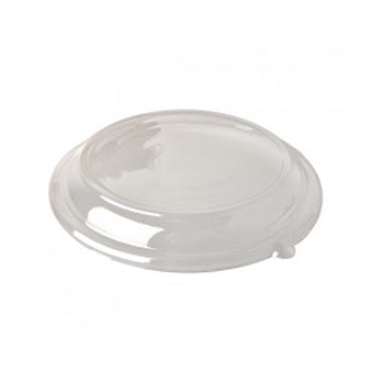 Tampas para saladeiras de 15cm, naturais, em embalagem com 50 unidades, proteção e conservação dos alimentos.