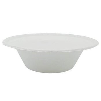 Tigelas de açúcar naturais de 360ml, conjunto com 125 unidades, com diâmetro de 13,5cm, para alimentos e doces.
