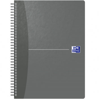 Caderno espiral A4 pautado Oxford Office Book com capa resistente e páginas numeradas para anotações e estudos.