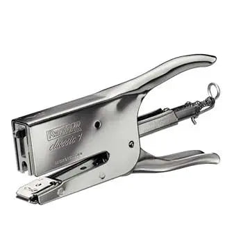 Agrafador Alicate Rapid K1 26/6 metálico, ideal para fixar até 50 folhas com agrafadores de alta qualidade.