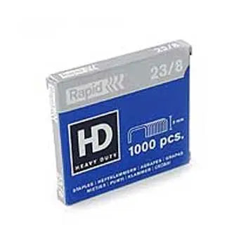 Agrafos Rapid 23/08 para 10-40 folhas, caixa com 1000 unidades, ferramenta de fixação para papel.