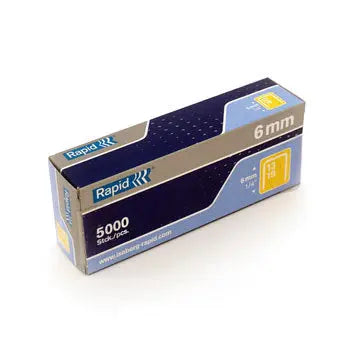 Agrafos Rapid para pistola agrafadora 13/6, caixa com 5000 unidades, ferramenta de fixação para estofados e carpintaria