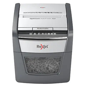 Bluepixel Equipamentos e Serviços Informáticos Lda | Destruidora de Documentos Rexel Auto+45X 4x28mm, Compacta e Segura Rexel Corte Partículas