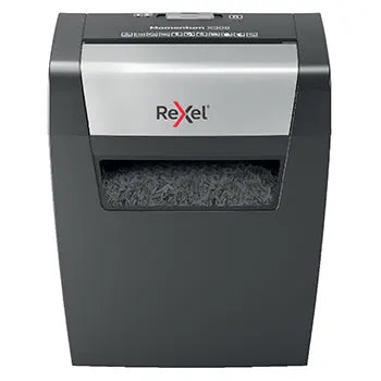 Bluepixel Equipamentos e Serviços Informáticos Lda | Destruídora de Papel Rexel Momentum X308 P3 5x42mm – Alta Segurança Rexel Corte Partículas