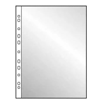 Conjunto de 100 bolsas catálogo A4 Roma 0,80mic, transparente, ideales para proteção de documentos e arquivos.