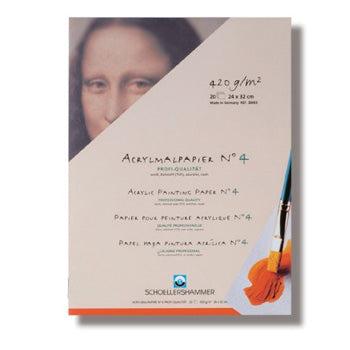 Bluepixel Equipamentos e Serviços Informáticos Lda | Bloco de Papel para Pintura Acrílica 17x24cm - 20 Folhas Schoellershammer Blocos Pintura