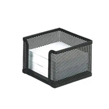 Base Porta Blocos Notas Rede Metálica Preto