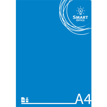 Bloco de notas A4 liso Smart Office da SmartD, com 100 folhas, bloco colado para anotações e escrita.