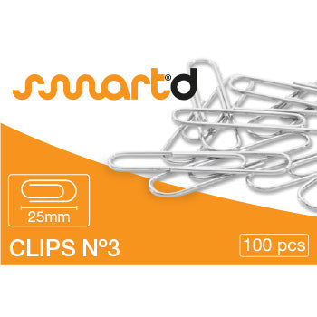 Bluepixel Equipamentos e Serviços Informáticos Lda | Clips N 03 25mm SmartD cx100 — FG Fixação Fácil e Segura SmartD Clips e Molas