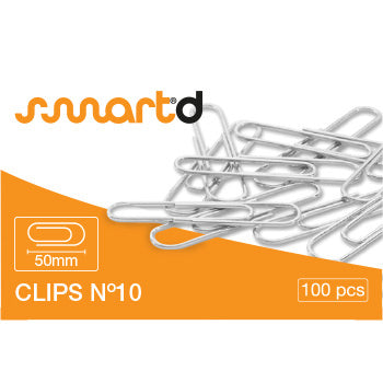 Bluepixel Equipamentos e Serviços Informáticos Lda | Clips N 10 50mm SmartD CX100 - Fixação Forte e Confiável SmartD Clips e Molas