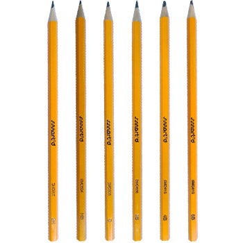 Bluepixel Equipamentos e Serviços Informáticos Lda | Lápis de Grafite SmartD 6 Unidades - 2H a 6B para Desenho SmartD Lápis