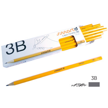 Bluepixel Equipamentos e Serviços Informáticos Lda | Lápis Grafite 3B SmartD - Caixa com 12 unidades SmartD Lápis
