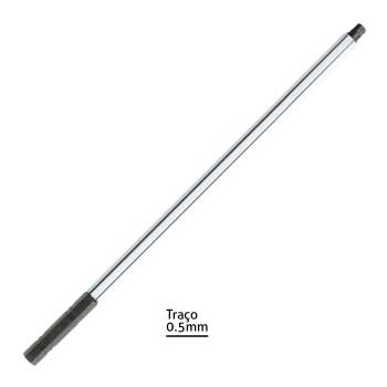 Conjunto de 12 marcadores finos SmartD Fineliner 0,5mm na cor preta, ideal para desenho e escrita precisa.