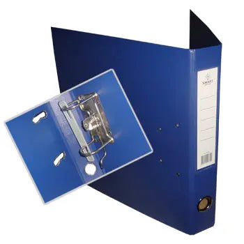 Pasta arquivo SmartD em polipropileno azul, tamanho 310x285cm, com abas para organização de documentos.