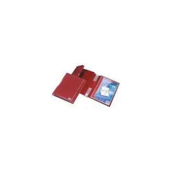 Pasta Smead para organização com bloco de notas prateado, ideal para documentos e materiais de escritório.