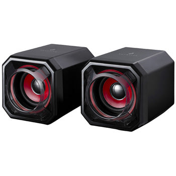 Colunas Gaming SUREFIRE Gator Eye 2.0 USB-A Preto/Vermelho