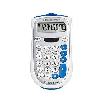Bluepixel Equipamentos e Serviços Informáticos Lda | Calculadora de Mesa Texas TI 1706 SV – 08 Dígitos para Escritório Texas Secretária