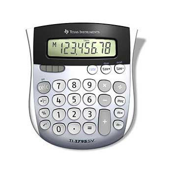 Bluepixel Equipamentos e Serviços Informáticos Lda | Calculadora Texas TI 1795 SV de 8 Dígitos para Secretária Texas Secretária
