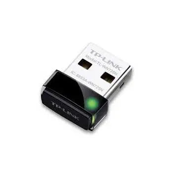 Adaptador USB WiFi Wireless N Nano N150 da TP-Link, dispositivo compacto para conexão sem fio de alta velocidade.