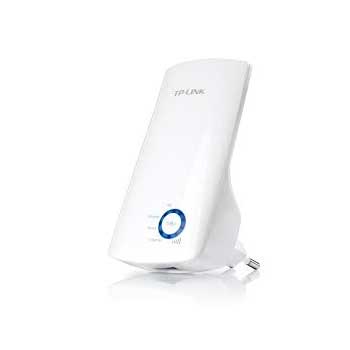 Extensor de sinal TP-Link TL-WA850RE N300, dispositivo de cobertura WiFi com porta Ethernet, para ampliar sinal de internet.