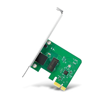 Placa de rede PCIe TP-Link TG-3468 Gigabit com chip RTL8168B, interface PCIe para conexão de rede rápida e estável.