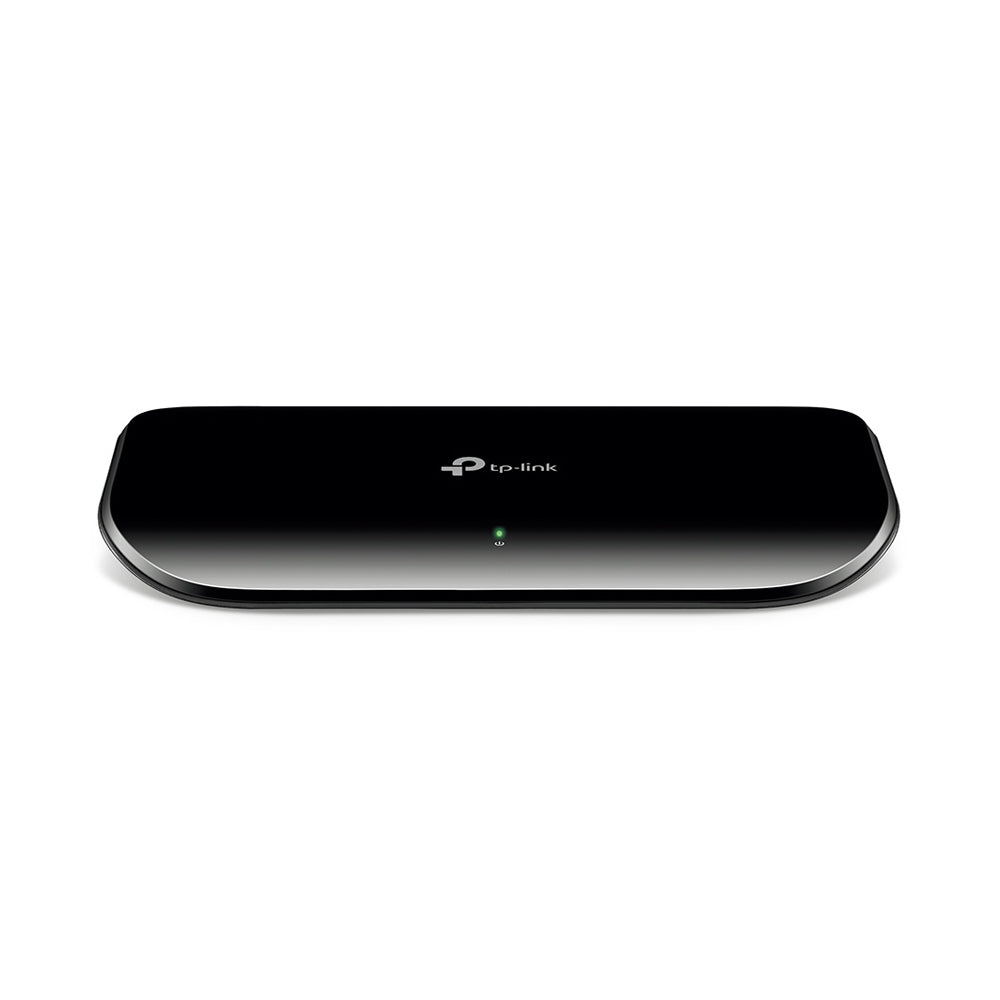 Switch Gigabit TP-Link TL-SG1008D com 8 portas, conexão rápida e estável, ideal para redes domésticas e de escritório.