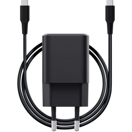 Carregador USB-C Trust Maxo 65W compacto preto para Apple e PC, carregador rápido para smartphones e dispositivos eletrônicos.