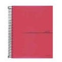 Caderno espiral A4 quadriculado Tsunami amarelo, 1 unidade, com capa colorida e páginas quadriculadas para anotações.