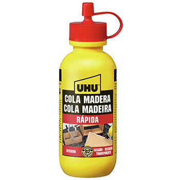 Bluepixel Equipamentos e Serviços Informáticos Lda | Cola Branca para Madeira UHU Express 75g - Fixação Rápida UHU Bricolage