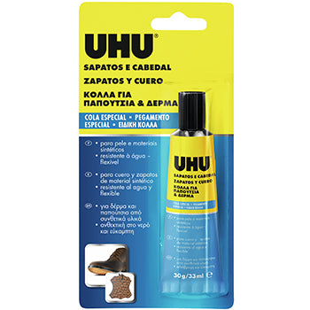 Bluepixel Equipamentos e Serviços Informáticos Lda | Cola para Sapatos e Couro UHU 34ml — Fixação Duradoura UHU Bricolage