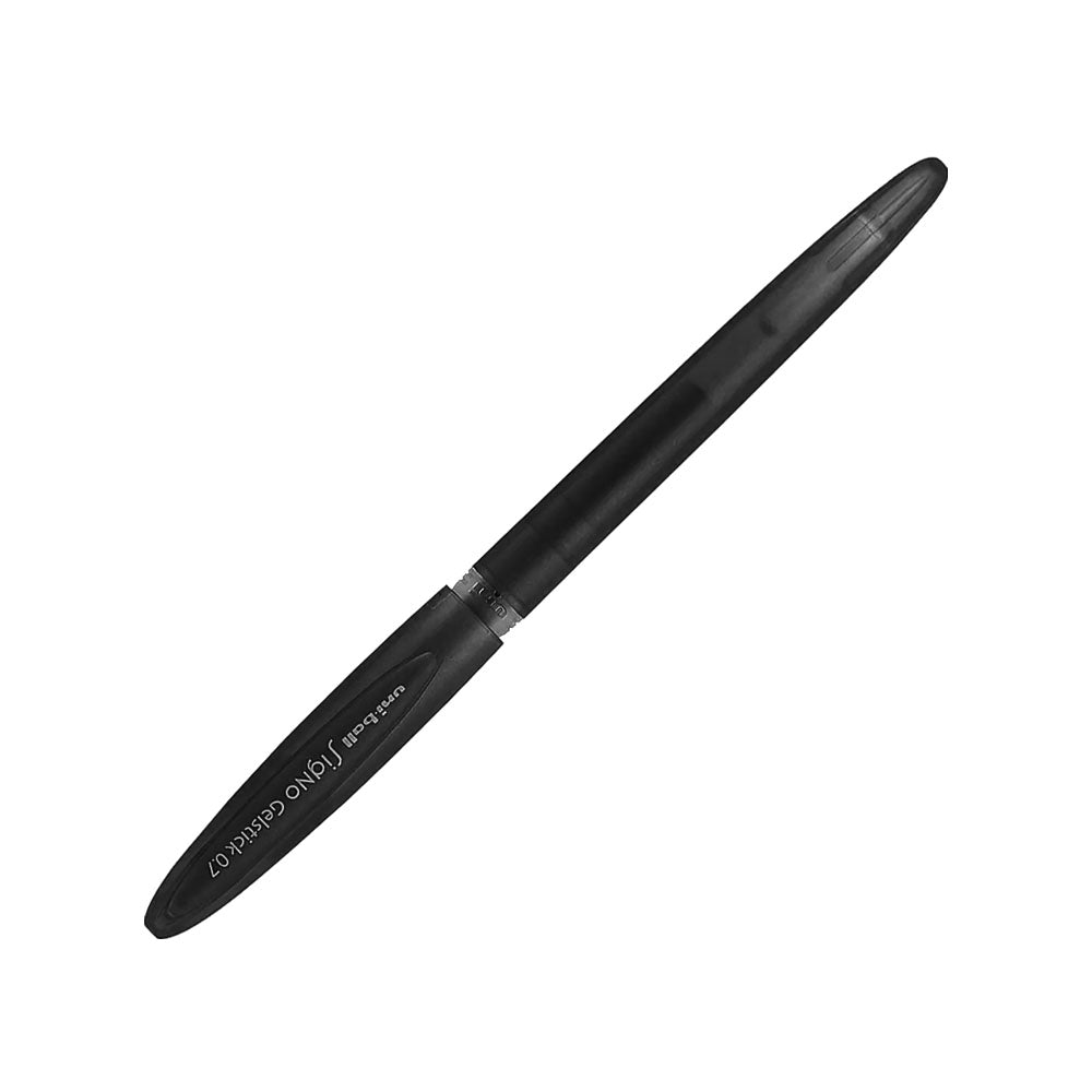 Caneta gel Uni Ball Gelstick UM-170 preta de 0,7mm, esferográfica de escrita suave e moderna, personalizada.