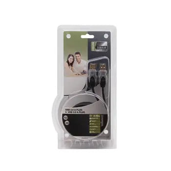 Cabo Profissional USB-A 2.0 Macho / Macho 2,5m
