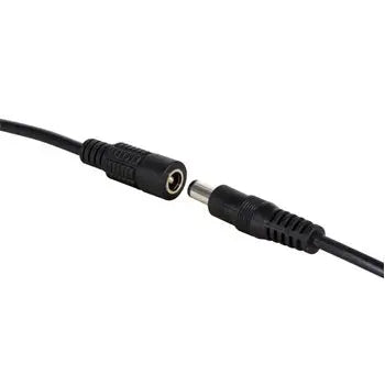 Conector DC com cabo Macho/Fêmea