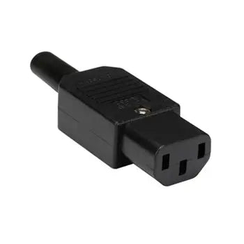 Conector Ficha AC Fêmea 10A Velleman para UPS, seguro e confiável, feito de fichas e conectores DC.