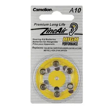 Pilhas A10 PR70 Zinc-Air Velleman para micro áudio, 1.4V, 90mAh, pacote com 6 unidades, energia confiável e duradoura