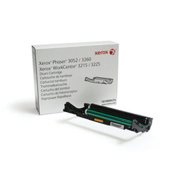 Tambor Xerox 101R00474 original, para impressoras, com capacidade para 10.000 páginas, mostrado em imagem.