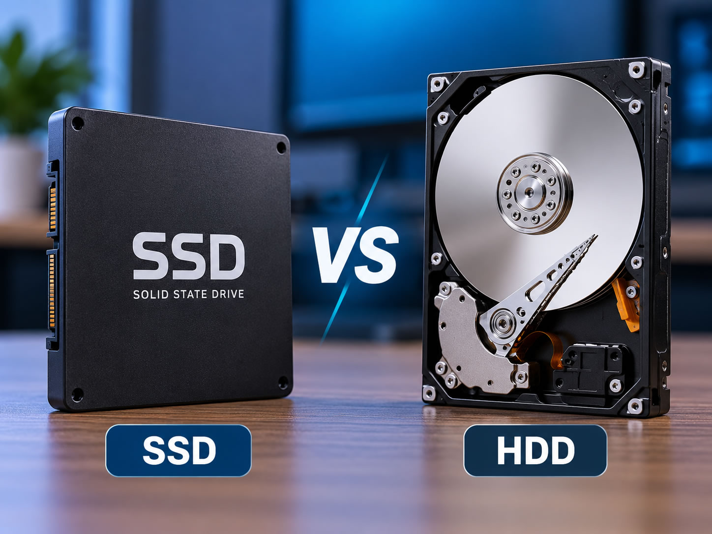 Blog - SSD vs HDD: qual escolher em 2026