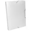 Pasta Plástica A3 com 3 Abas e Elásticos - Cor Branca Translúcida | Marca 397