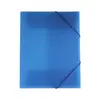 Pasta Plástica A4 com Elásticos Azul - Marca 242 | Organização e Qualidade