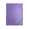 Pasta Plástica A4 com Elásticos Violeta - Marca 242 | BluePixel.pt