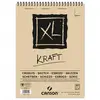 Bloco Espiralado Canson XL Kraft A3 90g 60 folhas | Material de Arte de Qualidade