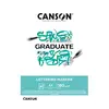 Bloco Canson Graduate Lettering Marker A4 180g - 20 Folhas | Loja BluePixel