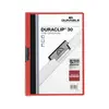 Classificador Clip Lateral Durable 2200 Vermelho | Organização de Documentos - bluepixel.pt