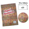 Papel de Embrulho Infantil Fantasia 70x100cm - 20 Folhas | Loja BluePixel